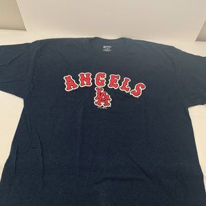 T-Shirt LA Angels Graphic Tee Los Angeles Shirt Heavy Cotton Vintage